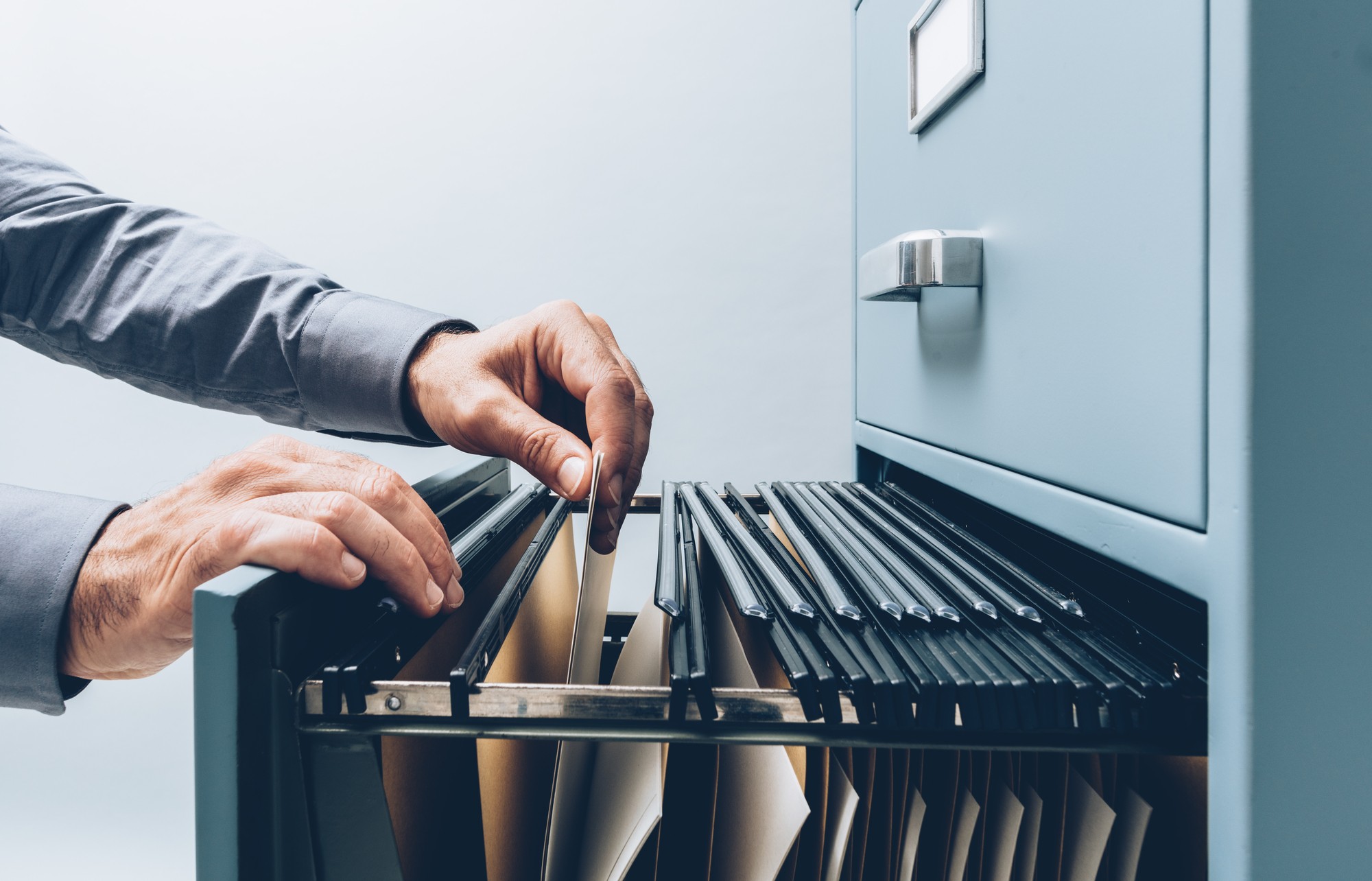 Finding Legal Documents At The Office Cabinet